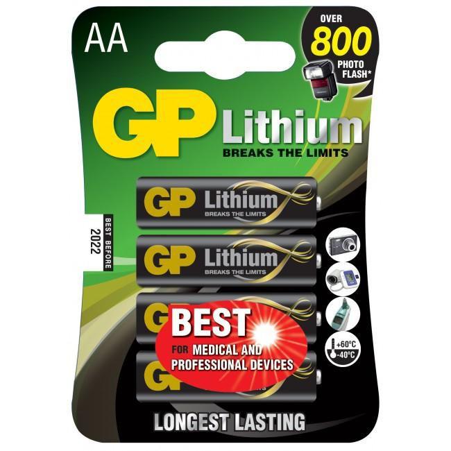 GP 15LF-2U4 lithium battery - 4 Pack