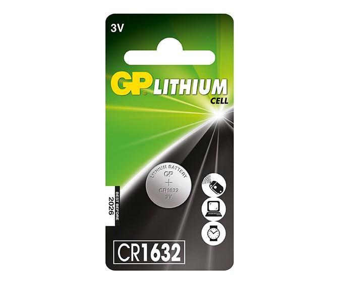 GP Batteries Lithium Cell CR1632 Batteria monouso Litio (GP CR 1632-C1 button cell battery - 1 Pack)