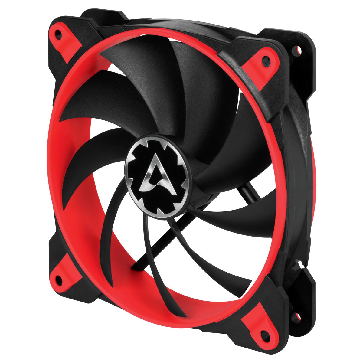 ARCTIC BioniX F120 Case per computer Ventilatore 12 cm Nero, Rosso