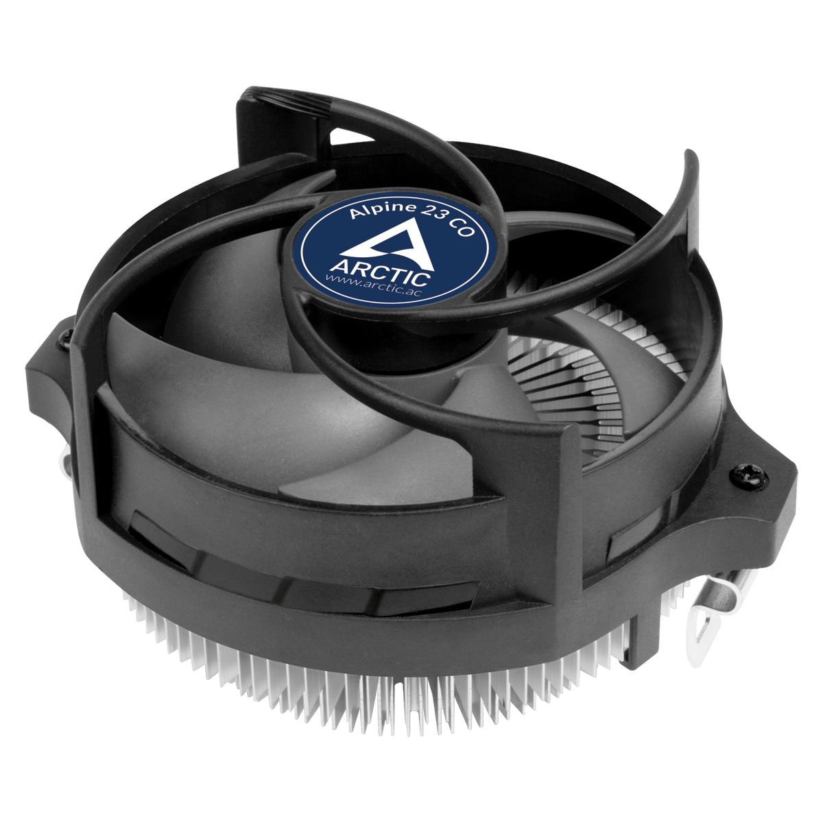 ARCTIC Alpine 23 CO Processore Raffreddatore d'aria 9 cm Alluminio, Nero 1 pz