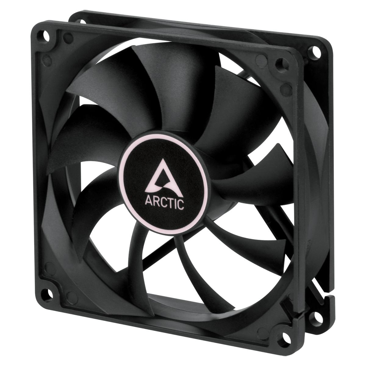 ARCTIC F9 PWM PST CO Case per computer Ventilatore 9,2 cm Nero 1 pz