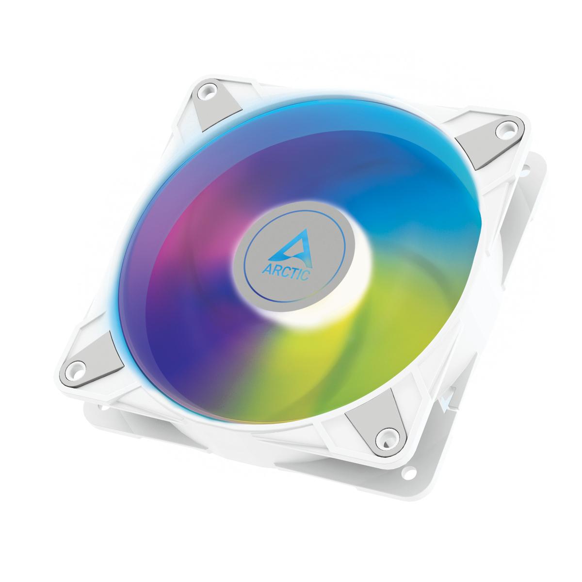 ARCTIC P12 PWM PST A-RGB 0dB Case per computer Ventilatore 12 cm Bianco 1 pz