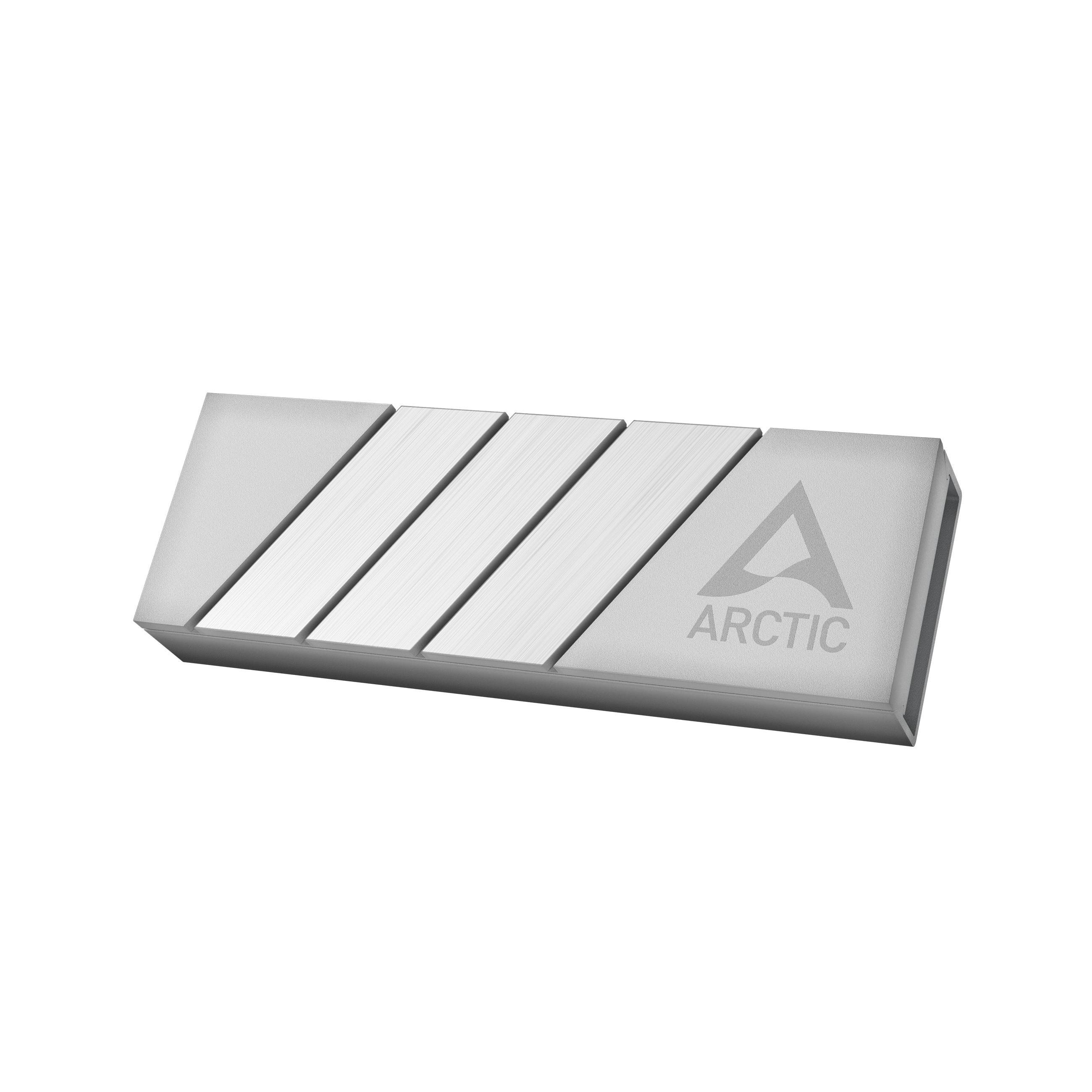 ARCTIC M2 Pro Silver M.2 NVMe SSD Dissipatore di calore/Radiatore Argento 1 pz (Arctic M2 Pro Silver M.2 SSD Heatsink For Singl