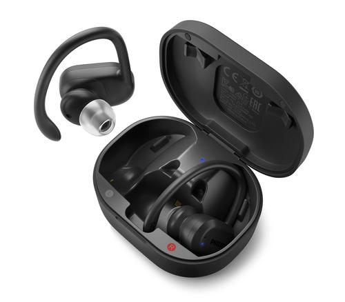 Philips 7600 series TAA7306BK/00 cuffia e auricolare Wireless A clip, In-ear Sport Bluetooth Nero