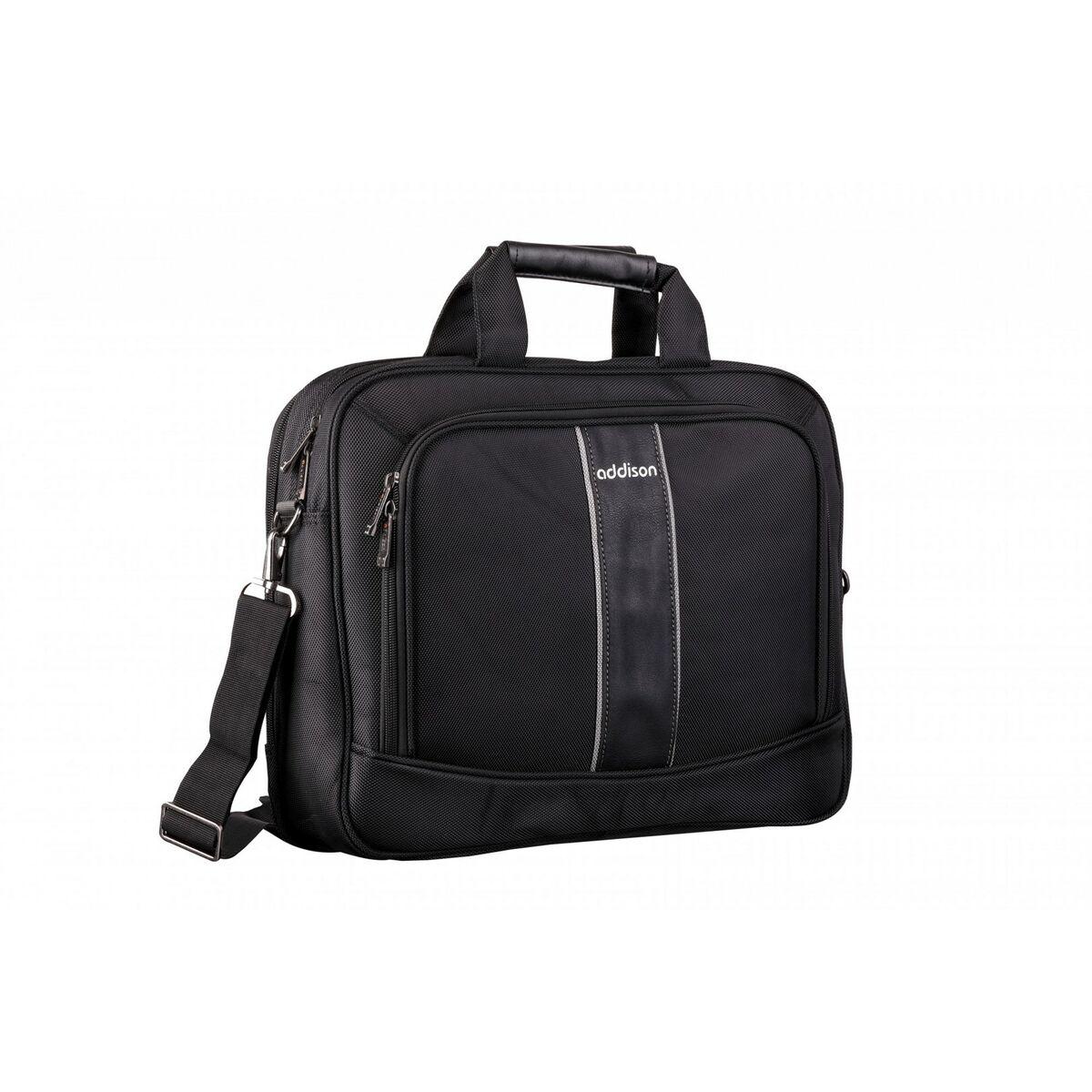 Valigetta per Portatile Addison 309014 Nero Monocromatica