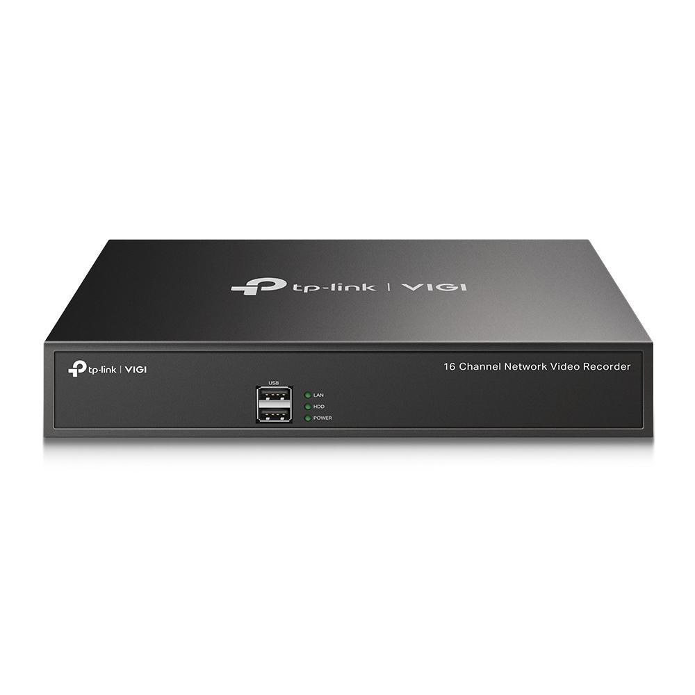 TP-Link - 16 Channel Network Video Recorder SPEC H.265/H.265/H.264/H.264 Up to 8MP resolution Decoding capability/4-ch 2MP80 Mb