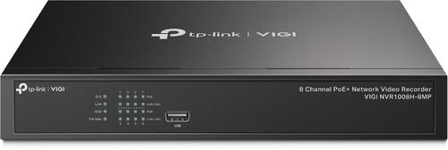 TP-Link VIGI NVR1008H-8MP Videoregistratore di rete (NVR) Nero