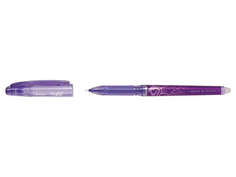 Penna gel cancellabile Pilot Frixion Point - Punta ago fine 0,5 mm - Corsa 0,25 mm - Impugnatura ergonomica - Colore viola