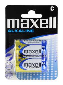 Pacchetto Maxell di 2 batterie alcaline LR14 C