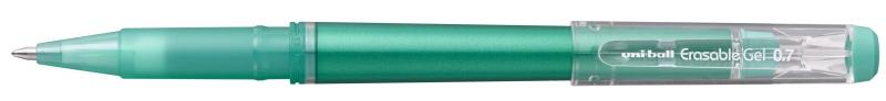 Uni-ball Gel Cancellabile -UF-222 Verde 0,7mm - Punta in acciaio inossidabile, sfera da 0,7 mm, corpo in plastica, inchiostro t