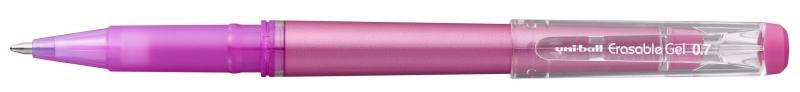 Uni-ball Gel Cancellabile -UF-222 Rosa 0,7mm - Punta in acciaio inossidabile, sfera di 0,7 mm, corpo in plastica, inchiostro te