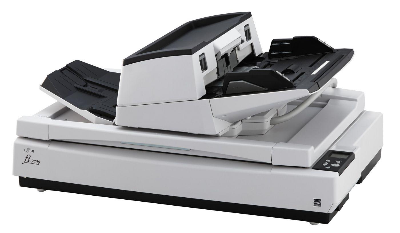 SCANNER RICOH FI-7700 A3 80ppm/160ipm ADF flatbed DUPLEX - PaperStream IP e Capt ScanSnap Manager 2D bar mod-12 mths warr