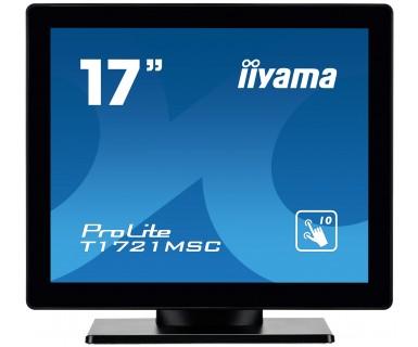 iiyama ProLite T1721MSC-B1 Monitor PC 43,2 cm (17") 1280 x 1024 Pixel SXGA LED Touch screen Da tavolo Nero