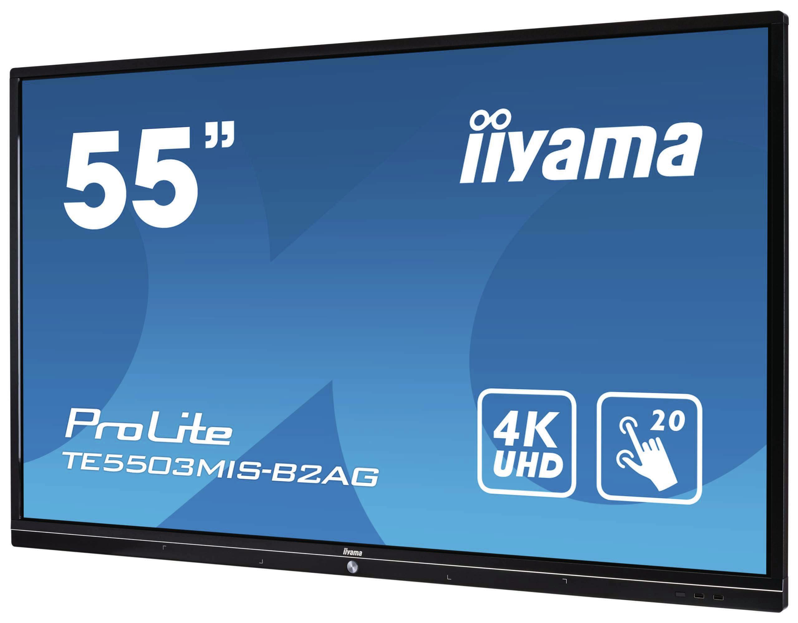 iiyama TE5503MIS-B2AG lavagna interattiva 1397 cm (55") 3840 x 2160 Pixel Touch screen Nero