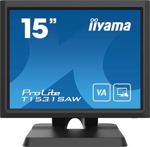 iiyama T1531SAW-B6 monitor POS 381 cm (15") 1024 x 768 Pixel XGA Touch screen