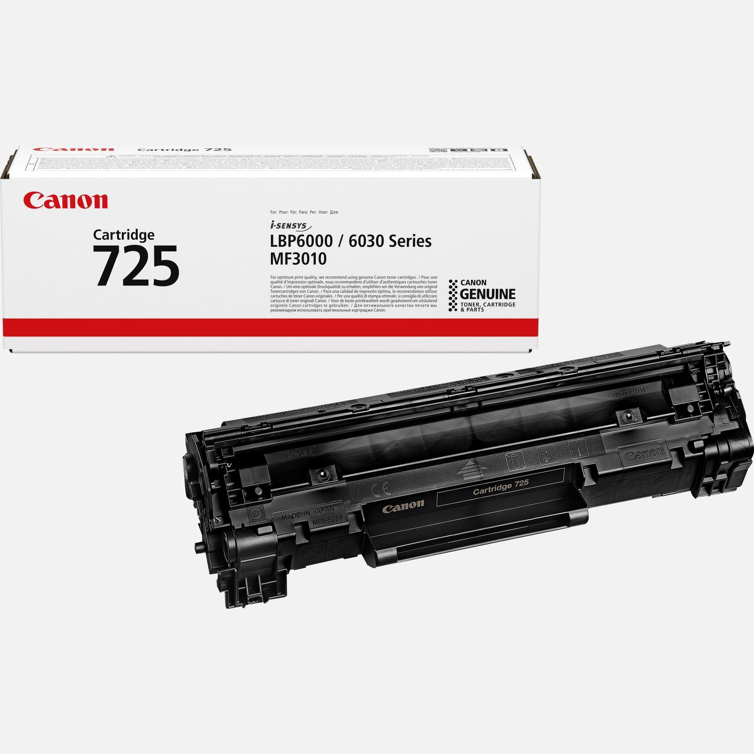 TONER CANON CRG-725 Nero 1600PP X LBP-6000 MF3010 LBP-6020 LBP-6030