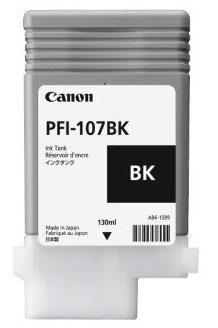 CANON SERBATOIO INCH. BLACK PFI-107 BK SINGOLO (130ml) x IPF 670 680 685 770 780 785