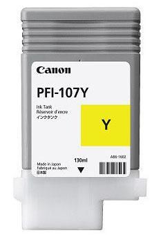 CANON SERBATOIO INCH. YELLOW PFI-107 Y SINGOLO (130ml) x IPF 670 680 685 770 780 785