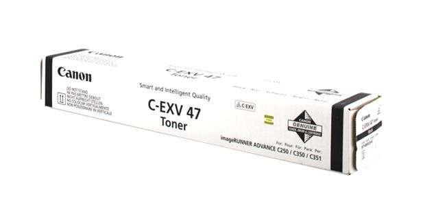 TONER CANON C-EXV47 TONER BK X C250i C350i C351iF C350P C255i C355i C355iFC C355P 19.000PP 8516B002