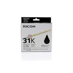 CARTUCCIA ORIGINALE RICOH 405688 / GC-31K - NERO