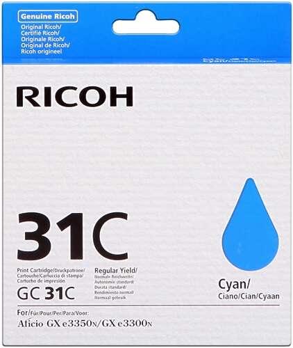 RHGC31C - CARTUCCIA CIANO GX-E3300N (405689) CARTUCCIA TONER CIANO TIPO GC31C PER GX-E3300N / GX-E3350N/ GX-E5550N GX-E2600 / G