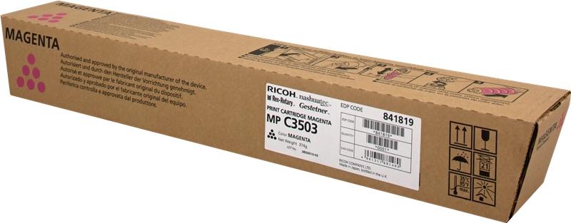 ORIGINAL Ricoh toner giallo 841818 MP C3503Y 18000 Seiten