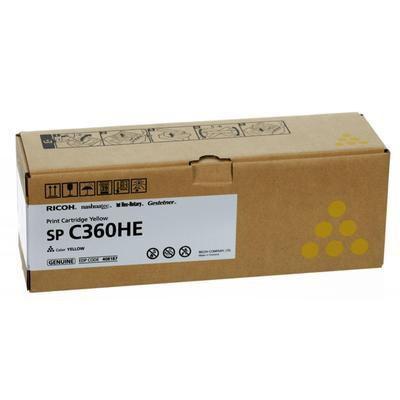 ORIGINAL Ricoh toner giallo 408187 SP C360HEY 5000 Seiten