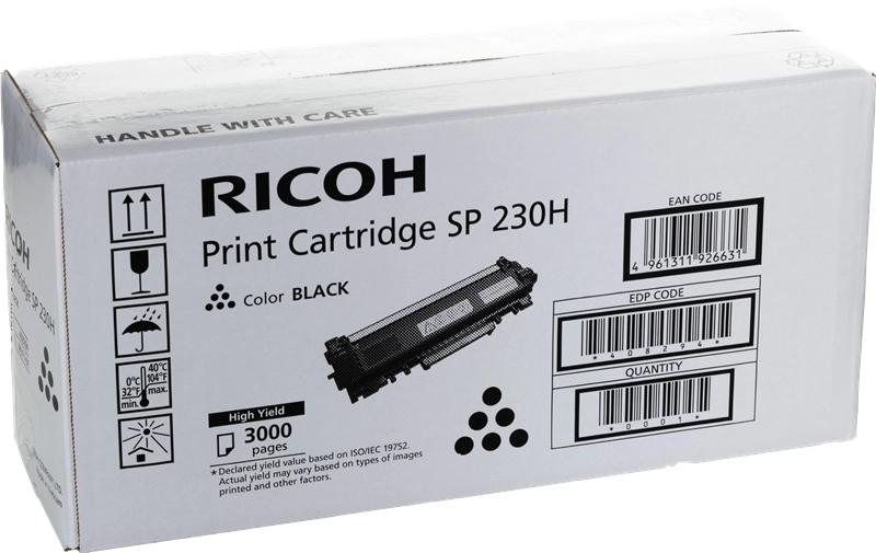 Ricoh 408294 cartuccia toner 1 pz Originale Nero (Ricoh SP 230H - sort - original - tone)