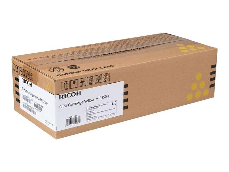 Ricoh 408343 cartuccia toner 1 pz Giallo (Ricoh M C250E - gul - original - toner)