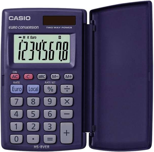 Casio HS8VER calcolatrice Tasca Calcolatrice di base (Casio HS-8VER Handheld Calculator)