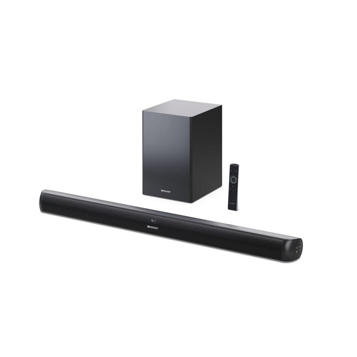 Sharp HT-SBW202 altoparlante soundbar Nero 2.1 canali 100 W (2.1 SOUNDBAR MIT DRAHTLOSEM - Subwoofer HT-SBW202)