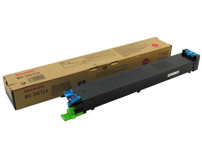 ORIGINAL Sharp toner ciano MX-31GTCA 15000 Seiten