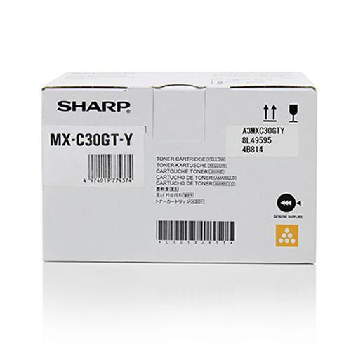 ORIGINAL Sharp toner giallo MX-C30GTY 6000 Seiten