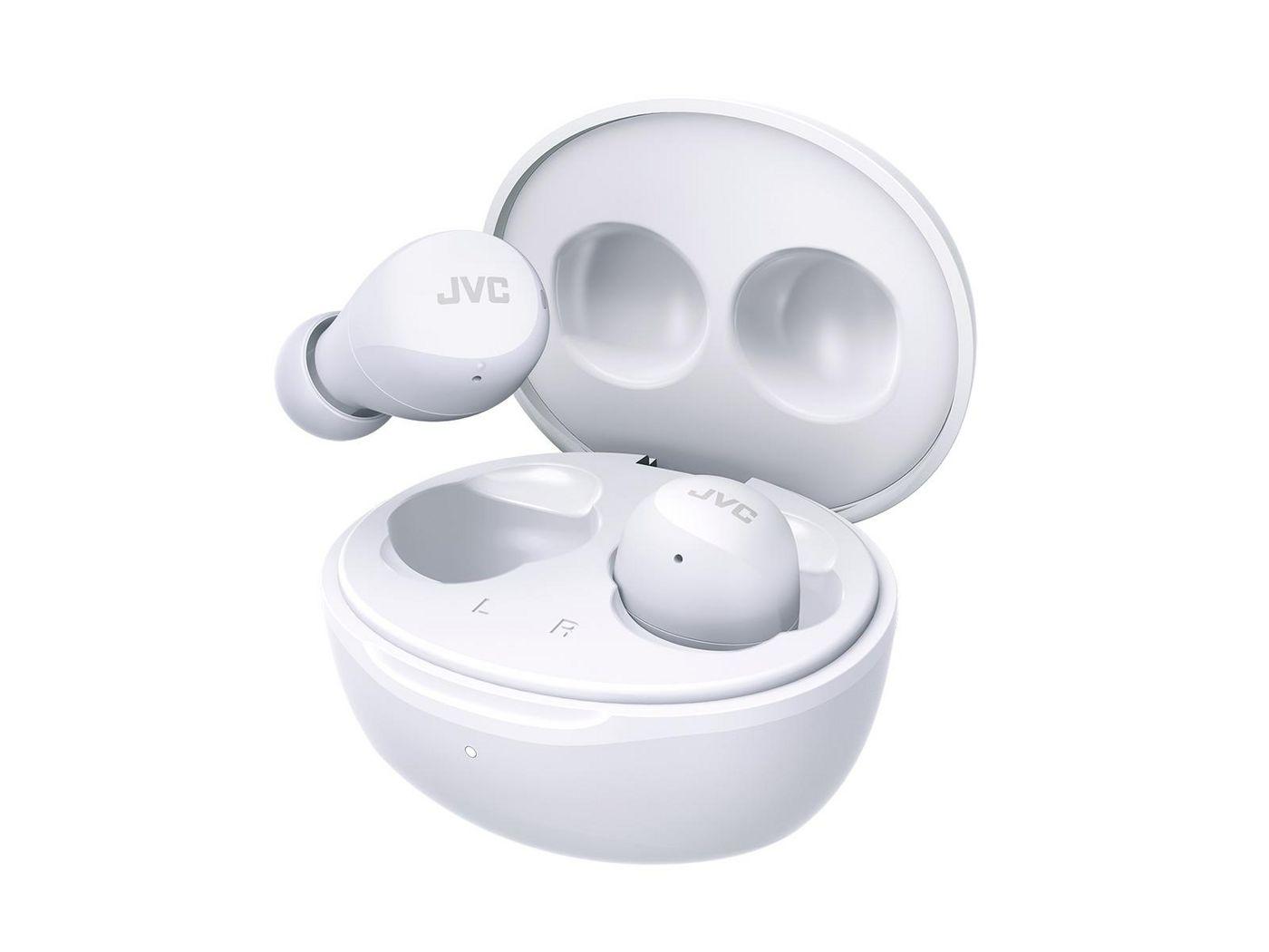 JVC HA-A6T Auricolare True Wireless Stereo [TWS] In-ear Musica e Chiamate Bluetooth Bianco (JVC HA-A6T Gumy Mini True Wireless