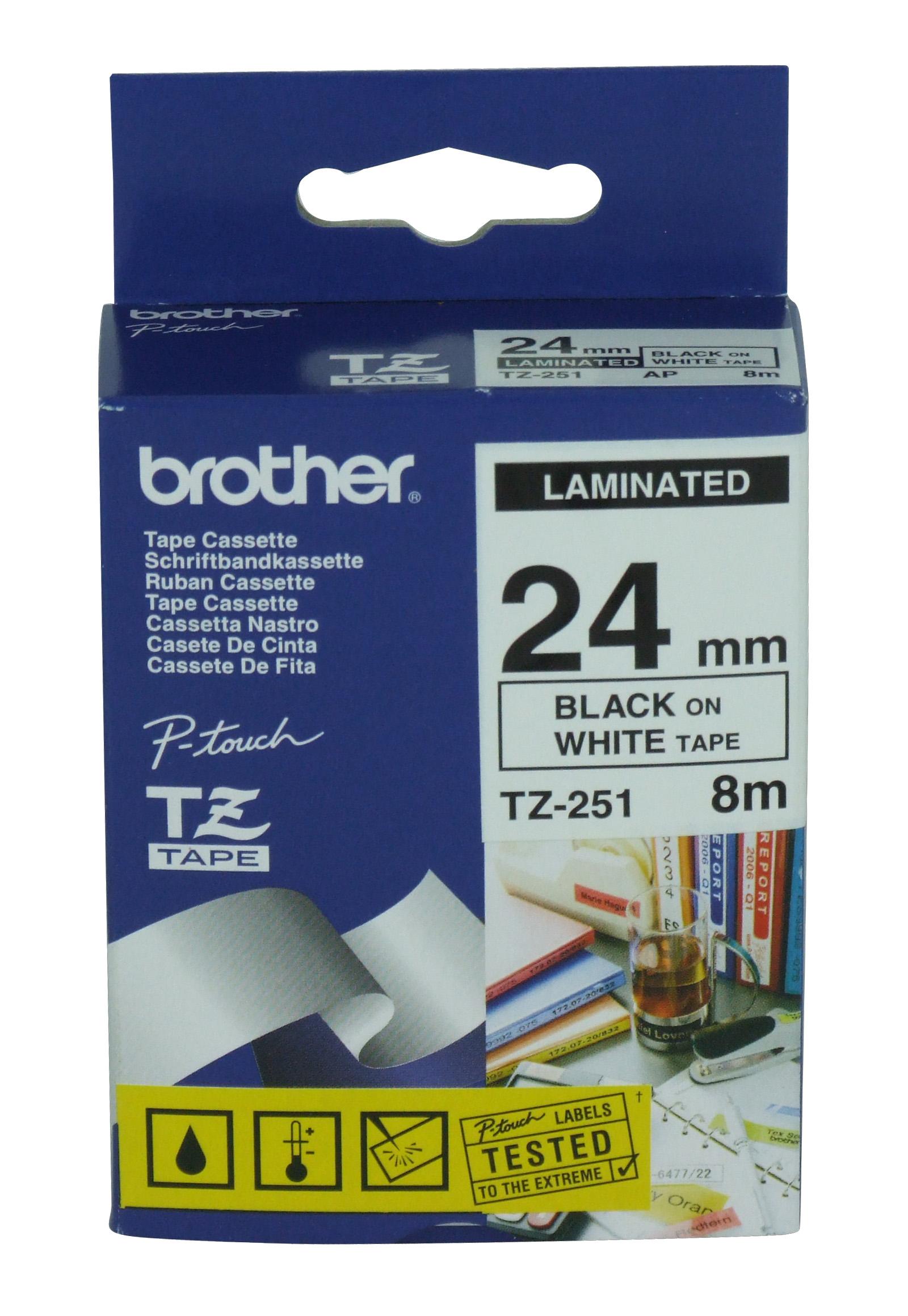 Brother TZ-251 nastro per etichettatrice