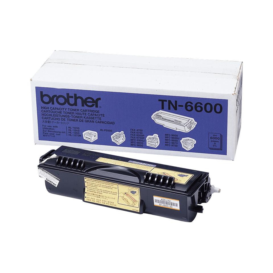 ORIGINAL Brother toner nero TN-6600 TN6600 6000 Seiten