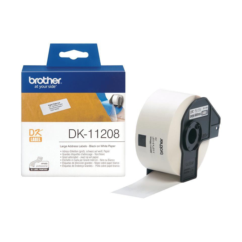 BROTHER DK11208 LARGE ADDRESS LABELS