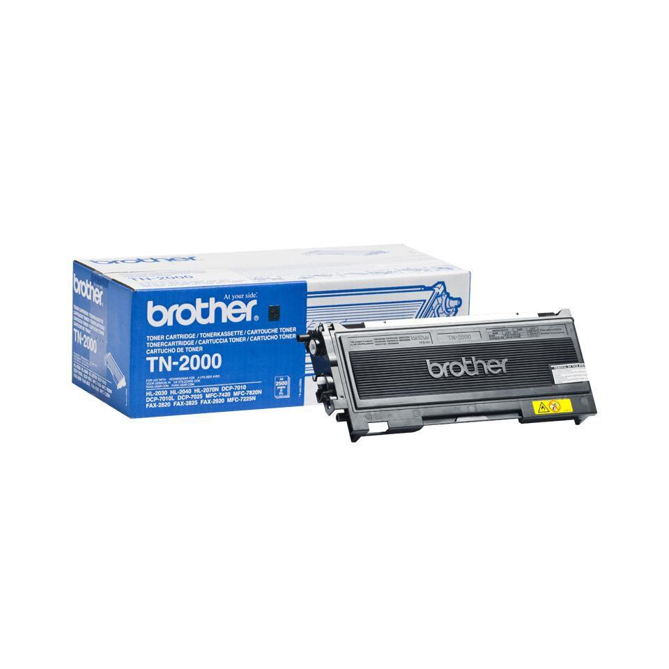 ORIGINAL Brother toner nero TN-2000 TN2000 2500 Seiten