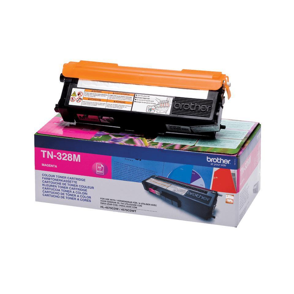 TONER BROTHER TN-328M Magenta 6000 pag x DCP-9270CDN MFC-9970CDW HL-4570CDW