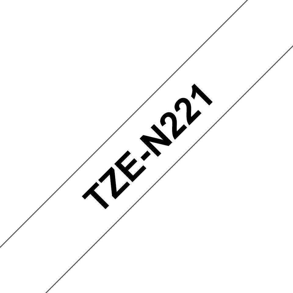 BROTHER TZEN221 9mm BLACK ON WHITE NON