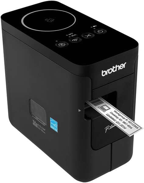 Brother PT-P750W stampante per etichette (CD) 180 x 180 DPI 30 mm/s Con cavo e senza cavo HSE/TZe Wi-Fi