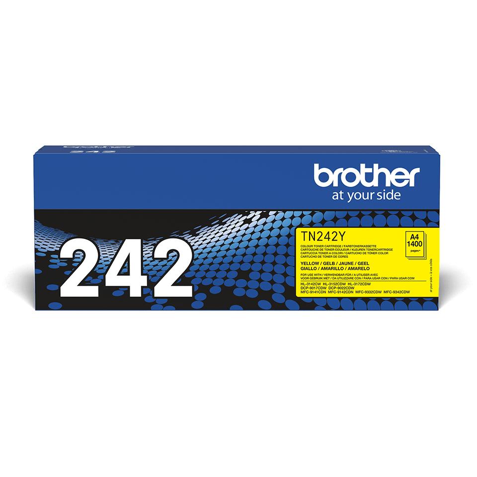 ORIGINAL Brother toner giallo TN-242Y 242 1400 Seiten