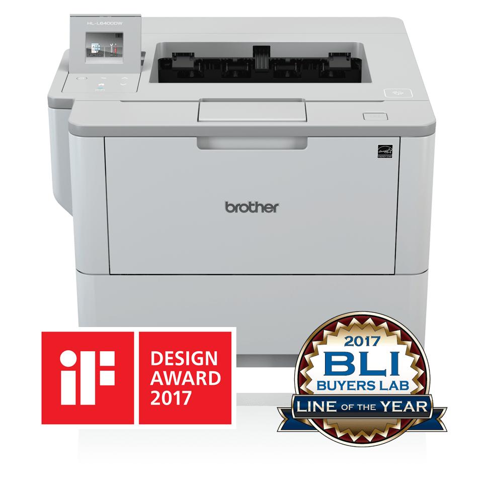 ORIGINAL Brother stampante HL-L6400DW HLL6400DWG1 Ad alta velocit con display LCD touchscreen e rete wireless