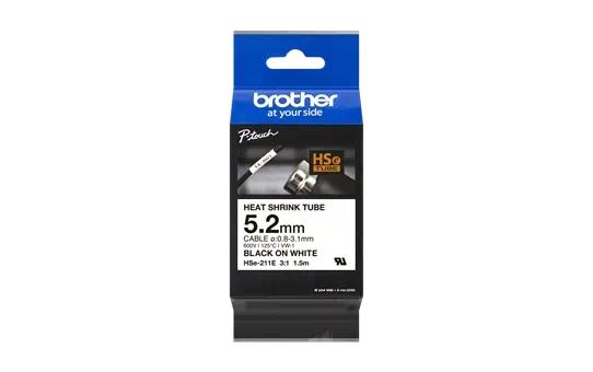 ORIGINAL Brother Nastro Nero su bianco HSe-211E