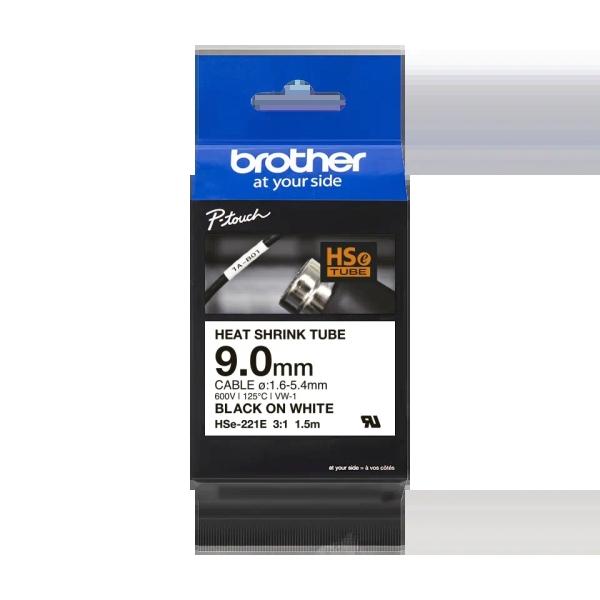 ORIGINAL Brother Nastro nerosuBianco HSe-221E