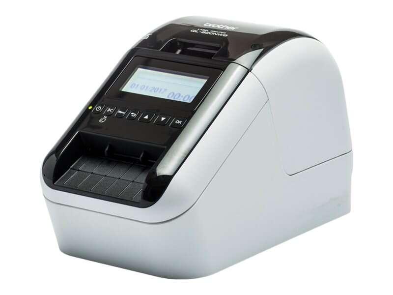 Brother QL-820NWBC stampante per etichette (CD) Termica diretta A colori 300 x 600 DPI Con cavo e senza cavo DK