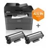 BROTHER MULTIF. LASER A4 B/N, 32PPM FRONTE/RETRO USB/WIFI ALL IN BOX 2 TONER GRATUITI