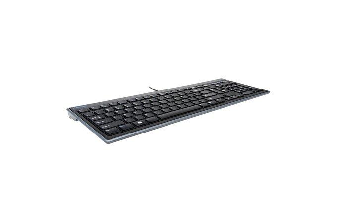 Kensington Advance Fit tastiera USB QWERTY Spagnolo Nero