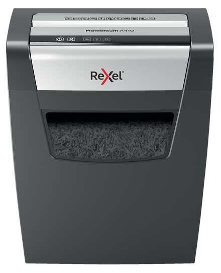 Rexel Momentum X410 distruggi documenti Taglio a particelle Nero Grigio (Rexel Momentum X410 - finskremaskine)