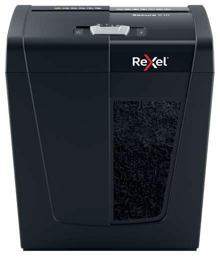 Rexel Secure X10 distruggi documenti Triturazione incrociata 70 dB Nero (Makulator Rexel Secure X10 P4)